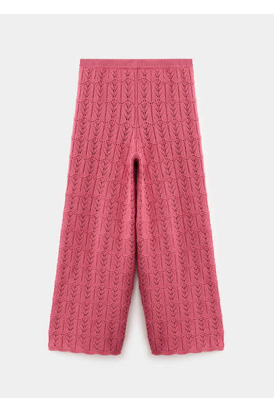 MANGO Kids Delikli örgü pantolon