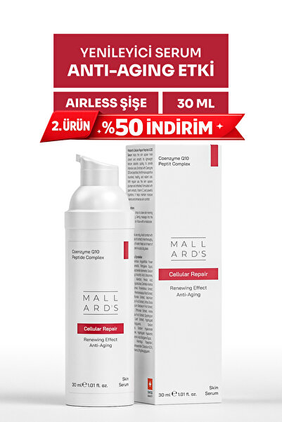 Mallards Cellular Repair Serum, Yaşlanma Karşıtı Coenzyme Q10 + Peptit Serum,...