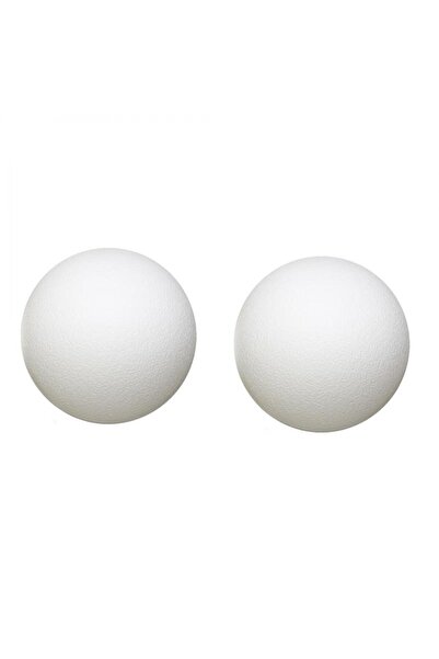 Generic Brand Mileo Styrofoam Foam Figure - Ball - 12cm - Pack of 2 [1854]