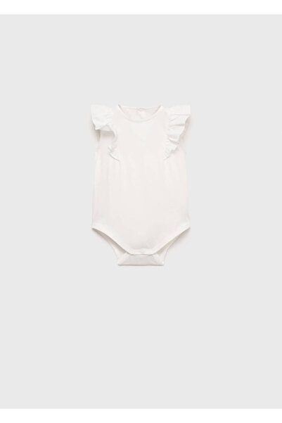 MANGO Baby Fırfırlı koton body