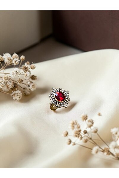 FAYRA ACCESSORIES خاتم مرصع بالألماس بحجر الزركون
