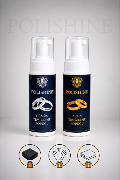 Altın & Çelik Takı Temizleme Köpüğü 150 ml + Gümüş Temizleme Köpüğü 150ml