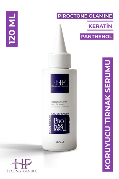 HF HEALING FORMULA Nail Defender – Koruyucu Tırnak Serumu 120 ml (Profesyonel...