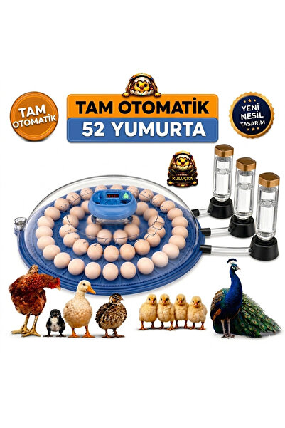 52 Yumurta Kapasiteli Tam Otomatik Kuluçka Makinesi