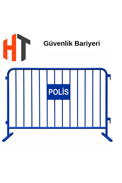 Hayat Trafik Metal Güvenlik Bariyeri Zabıta-Polis 180X118cm