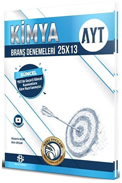 Anla Kazan Yayınları BilgiSarmal 2026 AYT Kimya 25 x 13 Branş Denemeleri