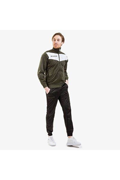 Givova Trening Relax Visa, Verde militar/Negru