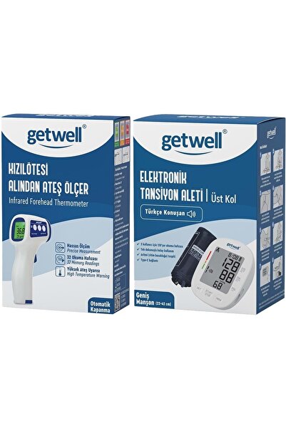 Getwell (Avantaj Pk 2) Ateş Ölçer Kızıl Ötesi Alından - Temassız / Üst Koldan...