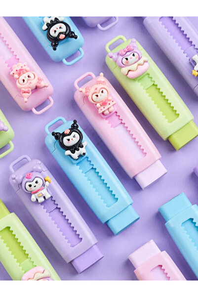 ÖZ OFİS Kuromi Sanrio Sürgülü Silgi - İz Bırakmaz - Yumuşak - Karne Hediyesi ...