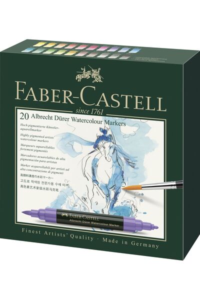 Faber Castell Set 20 markere solubile A. Durer