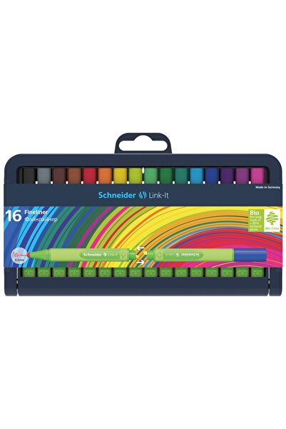 SCHNEIDER Set de agrafe Schneider Link-It Liner 0,4 mm, 16 culori