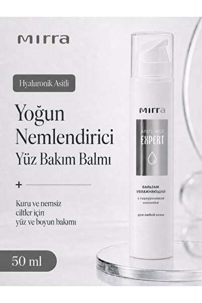 Mirra Hyaluronik Asitli Yoğun Nemlendirici Yüz Balmı 50 ml E Vitamini ve Üzüm...