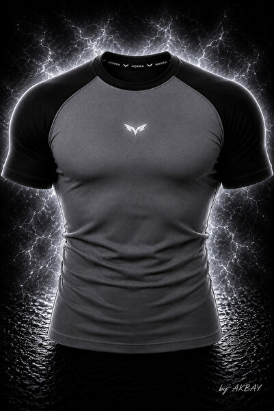 NOXRA Compression Slim Fit Spor Tişört Antrenman Fitness