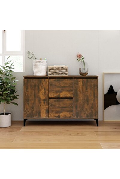 Concept Servantă, stejar fumuriu, 104x35x70 cm, lemn prelucrat