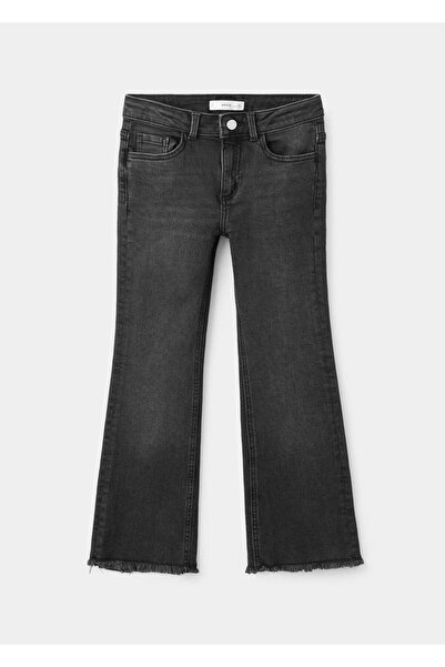 MANGO Kids Dikişsiz flare jean pantolon