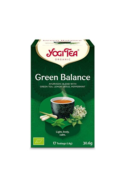 Yogi Tea Ceai Organic Green Balance, 17 pliculețe de ceai 30.6g