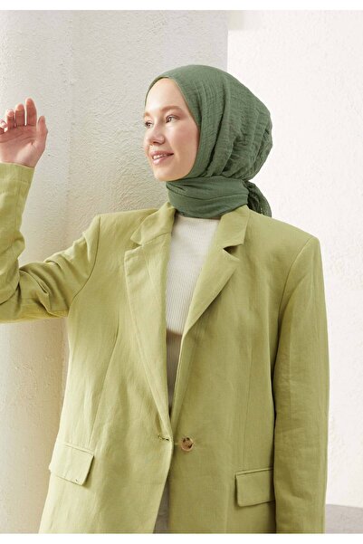 Freshscarfs Çağla Yeşili Bürümcük Şal