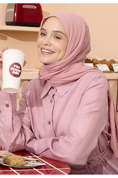 Freshscarfs Pamuklu Keten Şal Cotton Candy
