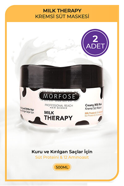 Morfose Milk Therapy Maske 500 Ml - 2 Adet