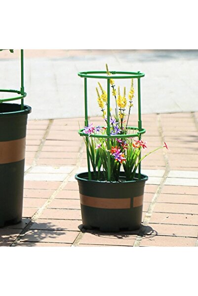 Arabest Adjustable Tomato Cage 48in, Green Plant Support for Garden, Deformab...