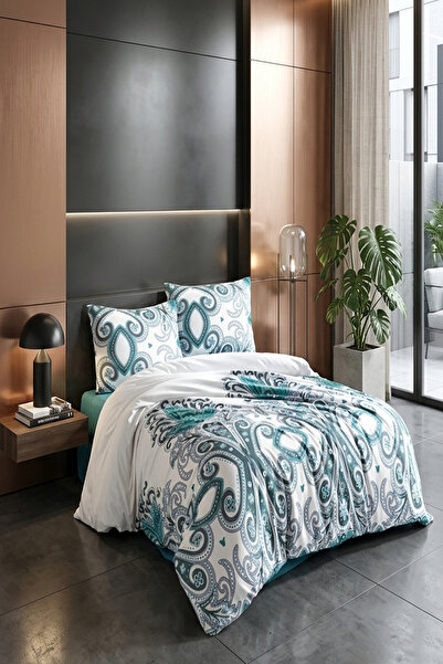 Kristal Ranforce Duvet Cover Set Dynasty Turquoise Double