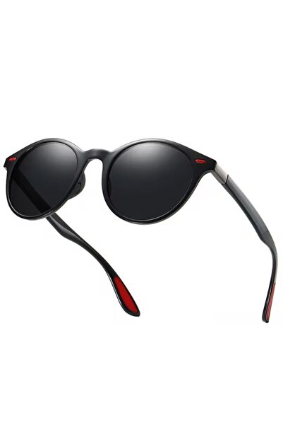 Byc polo Black Round Glass Unisex Sunglasses