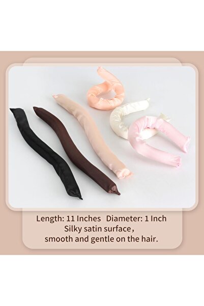 Arabest Satin Covered Overnight Hair Curlers,Rods for Heatless Sleep-in Curls...