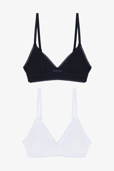 Penti My First Bra Basic Rib Sutien multicolor din 2 piese