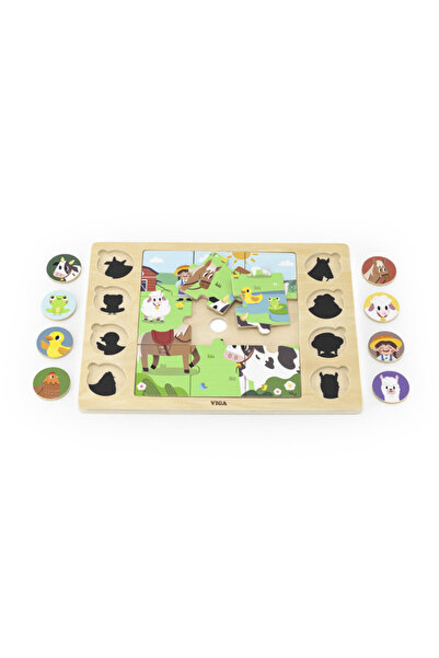 Viga Puzzle Gaseste si Potriveste, Ferma,