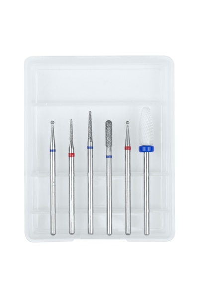 LUXORISE Burghie pentru unghii #02, set de 6 bucăți