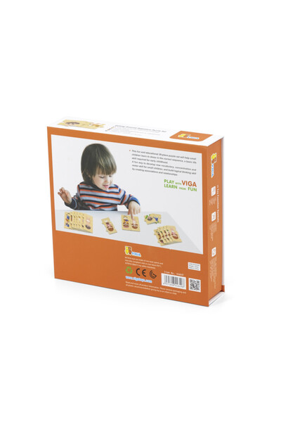 Viga Puzzle secvential Etapele imbracarii,