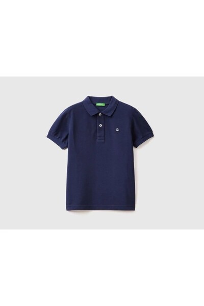 Benetton Boys' Logo Polo T-Shirt