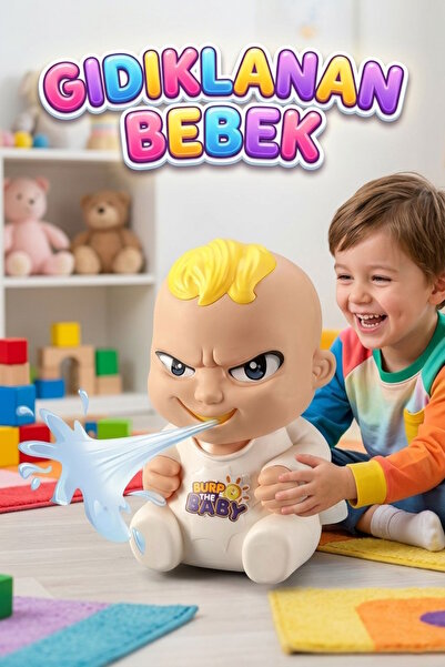 Tıfıl Toys Gıdıkla Ama Islanma! Su Püskürtme Sesli Pilli Eğitici Heyecan Dolu...