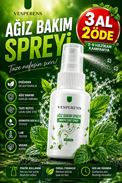 Ağız Kokusu Giderici Ve Önleyici Sprey 50 ml