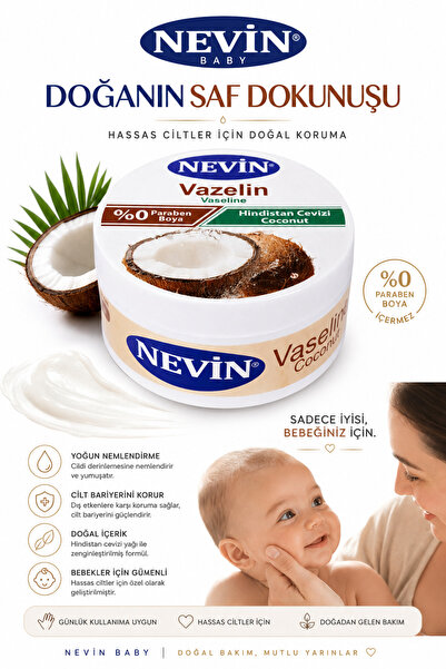 nevin Vazelin Hindistan Cevizi-Coconut 100ml