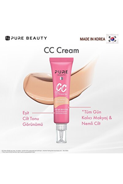 PURE BEAUTY CC Krem SPF50 PA++++ Natural 30 ml