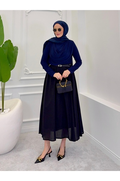 ALLİNOFFİCİAL Voile Skirt Black