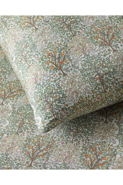 English Home Serenade Easy-Iron Double Duvet Cover Set 200X220 cm Green