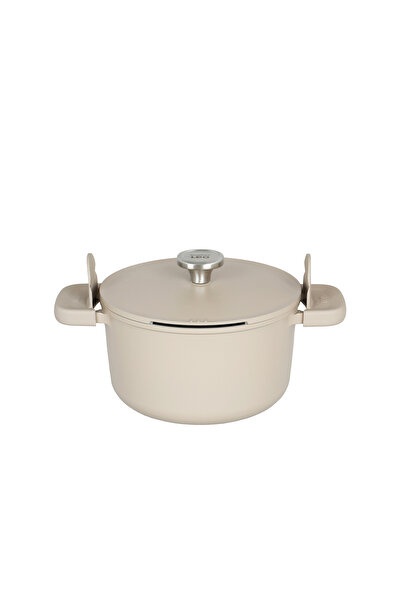 Berghoff Leo Phantom Non-Stick Pot with Lid Latte 24 cm 8501449