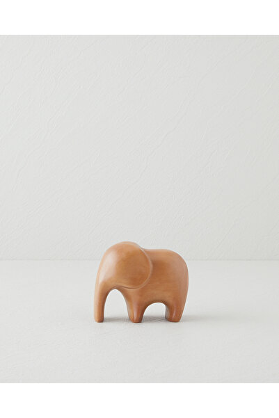 English Home Elephant Biblo 11,5x6,5x9,5 cm Kahverengi