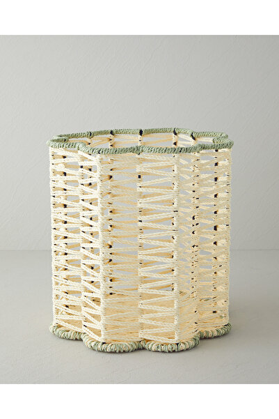 English Home Flore Kağıt İp Sepet 30x30 cm Naturel