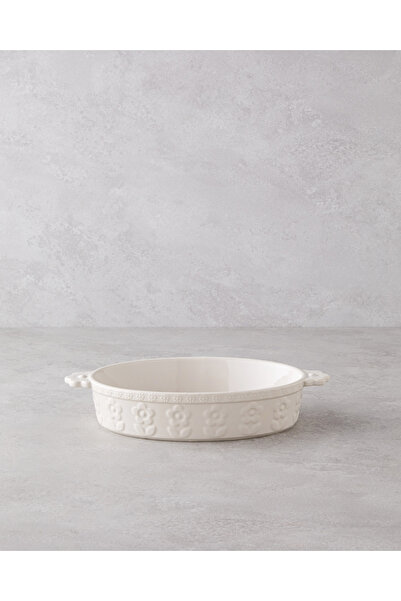 English Home Vas de copt din gresie moale Soft Bloom, set de 2, 10 – 10 cm, crem