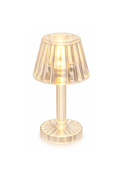 OEM Lampă LED decorativă transparentă, Lampă de masă mini USB, Lumină caldă, ...