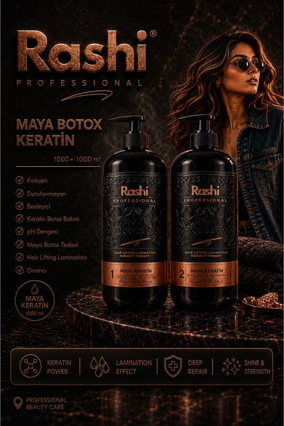Rashi ✨ Hair Lifting Maya Keratin Düzleştirici – Profesyonel Saç Yenileme ve ...