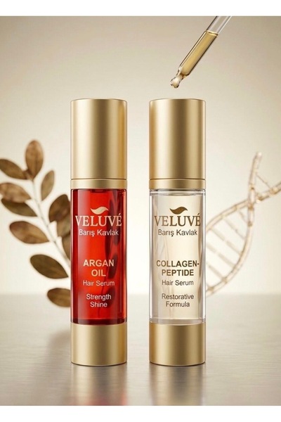 VELUVE BK VELUVE İKİLİ ARGAN&COLLAGEN SAÇ YAĞI