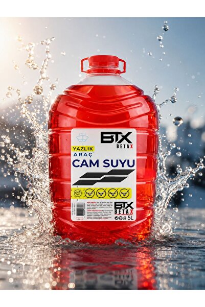 Betax YAZLIK ARAÇ CAM SUYU ÖZEL FORMÜL 5 LİTRE (PARFÜMLÜ)