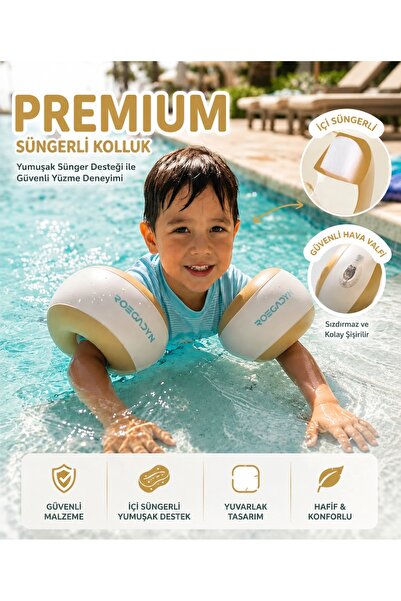 LRS STORE Çocuk Yüzme Kolluğu Extra Güvenlikli / Bebek Yüzme Kolluk /Premium ...