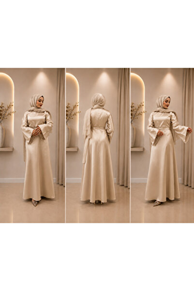 Butik DİVA BEJ ELBİSE