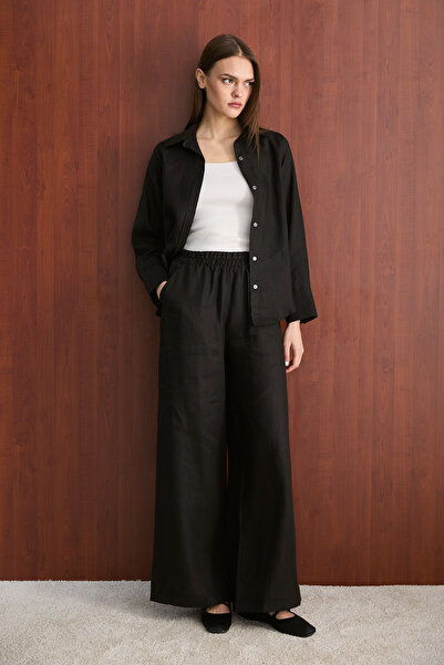 Melike Tatar Keten Pantolon 32-2765-1