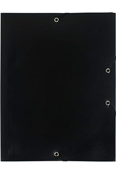Exacompta Dosar din plastic cu elastic A4 negru